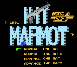 Hit Marmot Title Screen